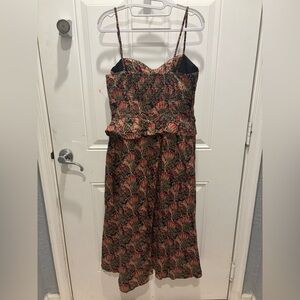 HYACINTH HOUSE  Floral Midi Dress sz M